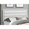 Global Furniture Usa Rustic Transitional Foil Kate White King Bed 3005 - alternate 3